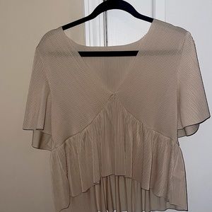 Gorgeous Cream Babydoll Top